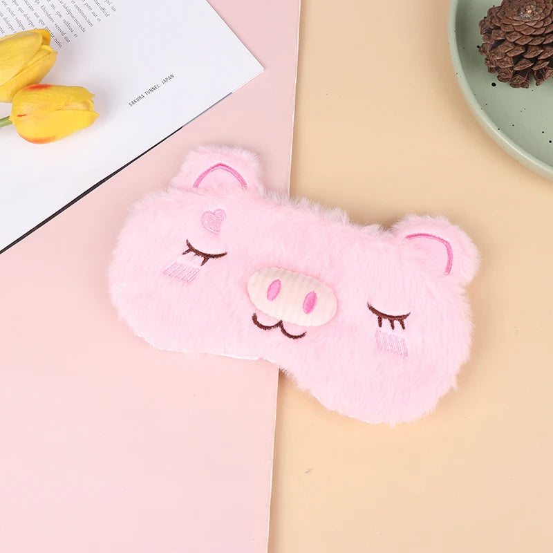 Masque de Nuit Peluche Animaux