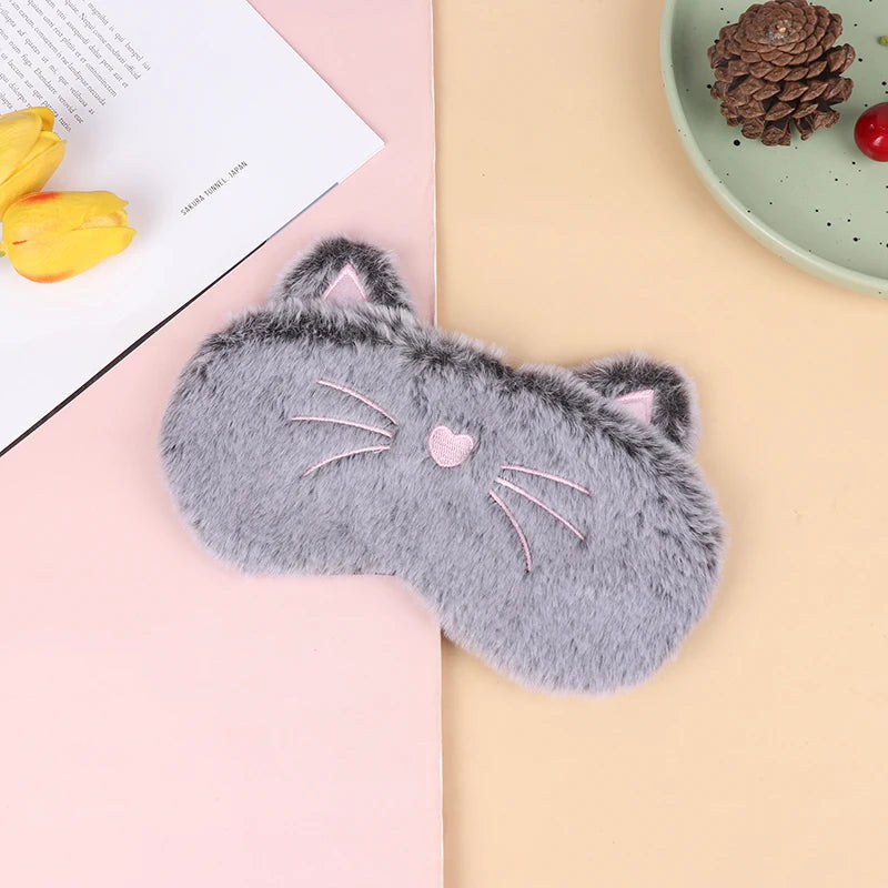 Masque de Nuit Peluche Animaux