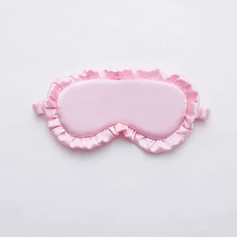 Masque de Nuit Satiné à Volants