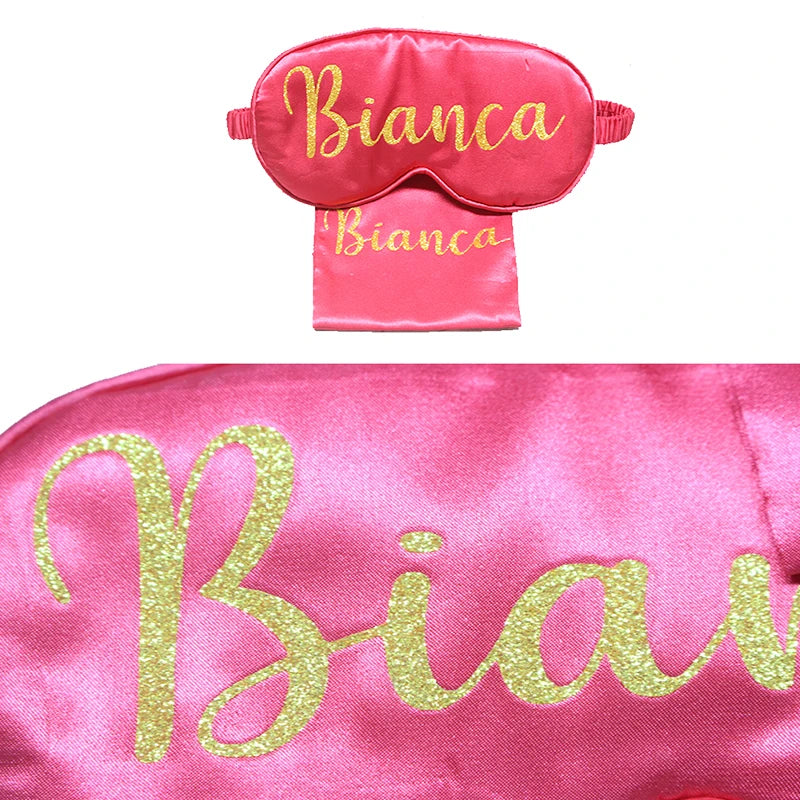 Masque de Nuit en Satin Personnalisable