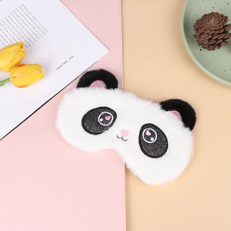 Masque de Nuit Peluche Animaux