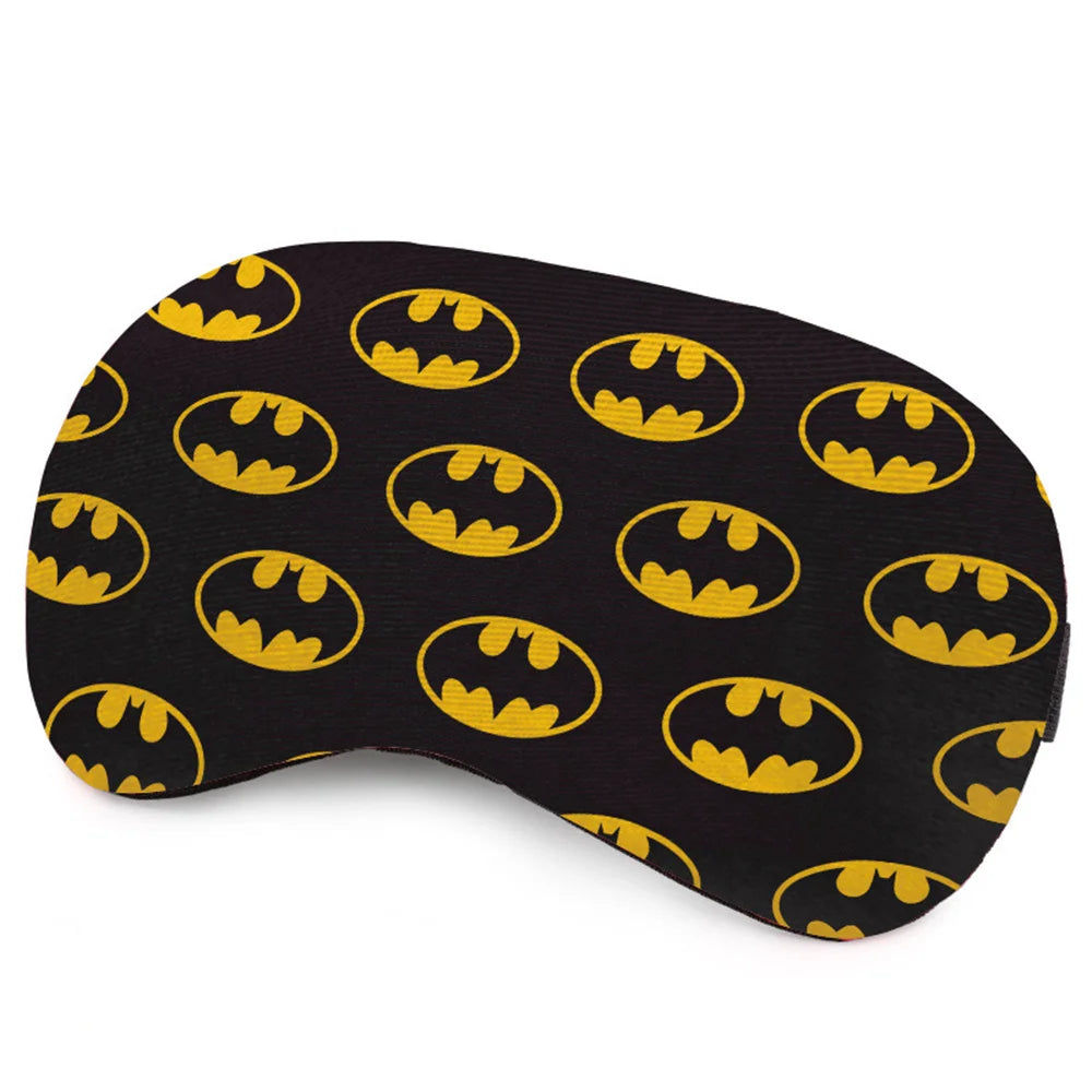Masque de nuit rouge pour enfant avec design inspiré de Batman, confortable et ludiqu