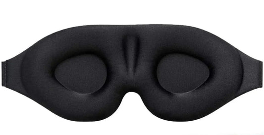 Masque de nuit noir 3D moulé 